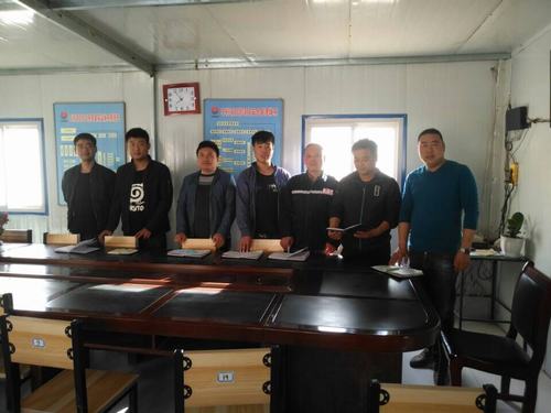 礦建二公司車村項(xiàng)目部曬出學(xué)習(xí)筆記來