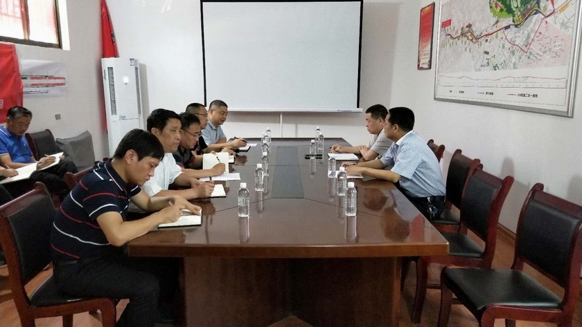 寧興剛、贠公法蒞臨210國道完善工程川耀PPP項(xiàng)目檢查指導(dǎo)工作