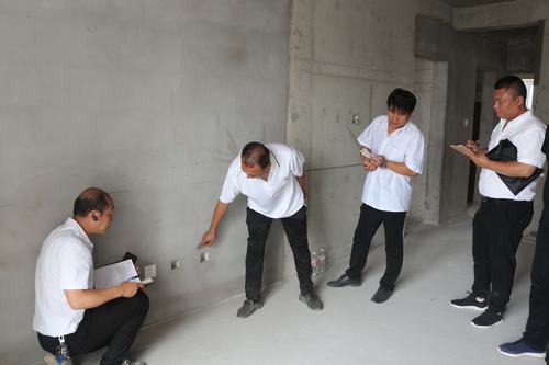 陜煤建設(shè)韓城分公司土建四項目部順利通過分戶驗收