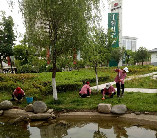 陜煤建設(shè)公司:江南世紀(jì)城“創(chuàng)衛(wèi)”有實招