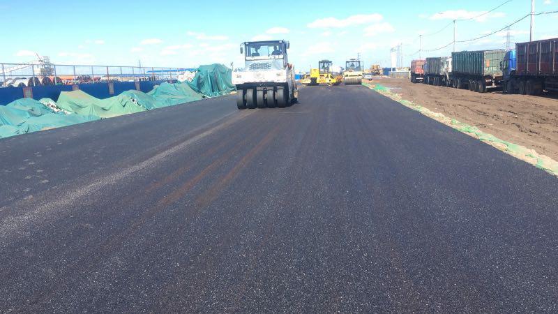 陜煤建設路橋分公司小保當運煤專線道路順利通車