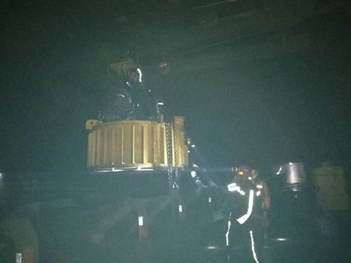 陜煤建設機電安裝公司神府項目部完成紅柳林煤礦井下除鐵器高度調(diào)整