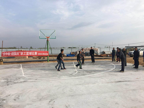陜煤建設(shè)機電安裝公司曹家灘項目部：舉辦“慶中秋·迎國慶”職工籃球賽比賽