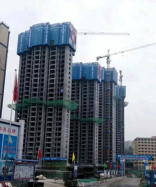 陜煤建設(shè)公司：龍灣水境項(xiàng)目二期11#、12#樓順利封頂