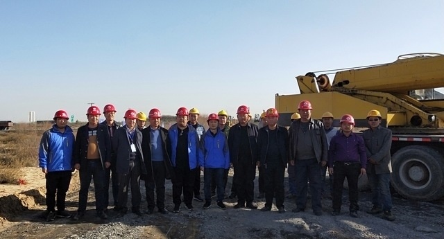 陜煤建設路橋分公司靖神鐵路紅石峽特大橋正式開工