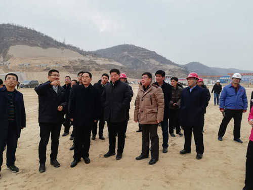 陜西省國資委、陜煤集團領(lǐng)導(dǎo)蒞臨天工公司項目檢查工作