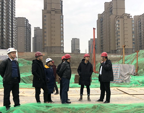 陜煤建設(shè)銅川公司藍山水岸北區(qū)5#樓通過樁基驗收