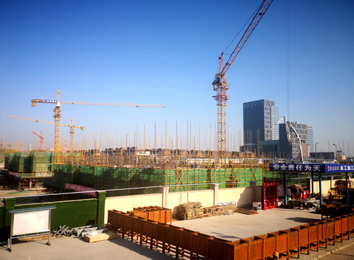 陜煤建設公司緊抓山水逸境項目建設管理