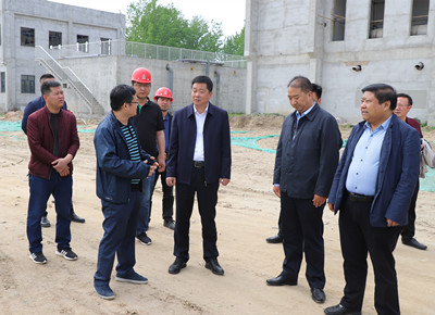 漢中市漢臺區(qū)委書記曹宇調(diào)研陜煤建設(shè)漢中分公司鋪鎮(zhèn)污水處理廠截污干管項目