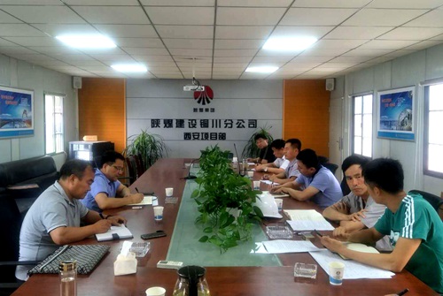 王明智協(xié)調(diào)指導大秦置業(yè)公司西安片區(qū)項目開發(fā)建設工作