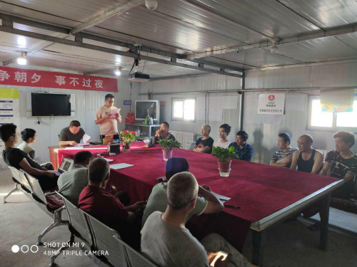 陜煤建設(shè)機(jī)電安裝公司曹家灘項(xiàng)目部：集思廣“意” 企業(yè)發(fā)展大家談