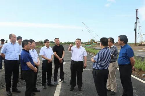 公司領導寧興剛、王寧、楊讓順深入渭南開沃項目檢查指導工作