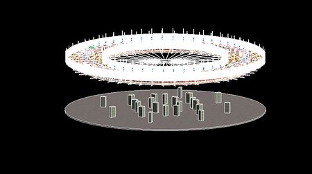 陜煤建設(shè)天工公司應(yīng)用BIM建模模擬筒倉施工