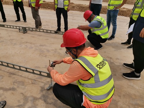 陜煤建設(shè)路橋分公司天漢大道項目路基驗收助力施工大干