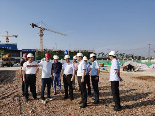空港新城黨委委員、管委會副主任劉功毅蒞臨空港PPP項目檢查指導(dǎo)工作