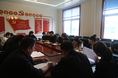 陜煤建設(shè)機電安裝公司機關(guān)黨支部召開以案促改專題組織生活會