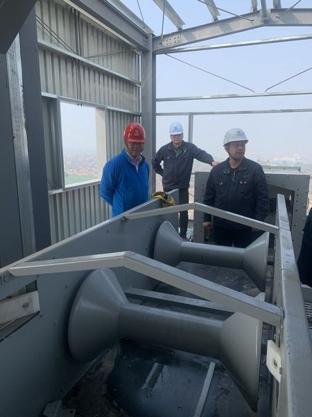 中央儲(chǔ)備糧新建項(xiàng)目領(lǐng)導(dǎo)小組組長(zhǎng)、副總經(jīng)理王錄印蒞臨中儲(chǔ)糧項(xiàng)目部檢查指導(dǎo)工作