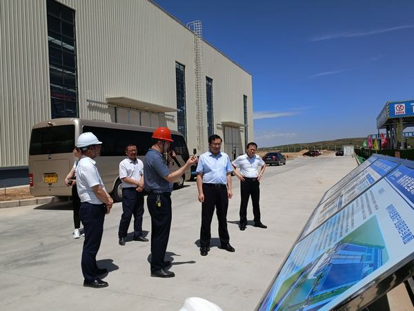 陜西省發(fā)展和改革委員會領導蒞臨杭蕭綠色鋼結構產業(yè)制造基地項目調研指導工作