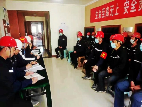 陜煤建設(shè)澄合分公司第一機電安裝隊工程施工+承攬兩手用力取得實效