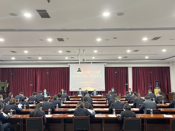 建設(shè)集團(tuán)大秦置業(yè)公司召開職工大會(huì)暨2022年工作會(huì)、安全會(huì)
