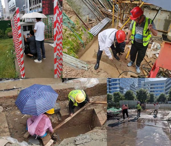 陜煤建設天工公司厲兵秣馬戰(zhàn)風雨，上下同欲保汛期