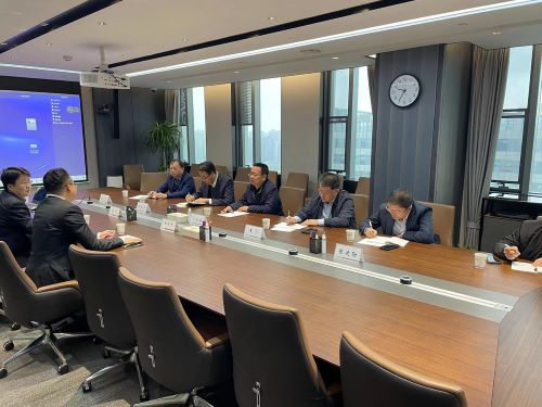 陜煤建設(shè)集團(tuán)與高科集團(tuán)座談交流