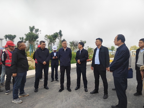 榆林市委副書記、市委黨校校長李雄斌一行蒞臨榆林市委黨校新校區(qū)建設(shè)項目檢查指導工作
