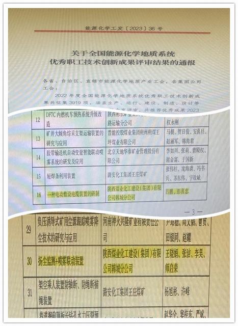 陜煤建設(shè)韓城分公司：2項(xiàng)！再獲國(guó)家級(jí)榮譽(yù)