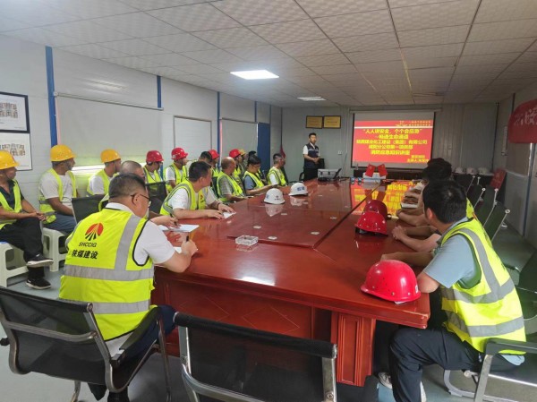 陜煤建設咸陽分公司第一項目部：以“演”助防，筑牢安全第一防線