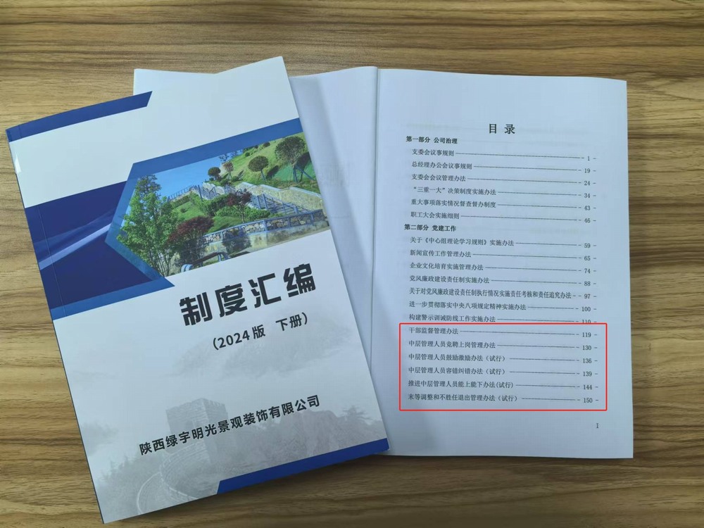 陜煤建設綠宇公司：嚴抓嚴管，強化干部管理效能