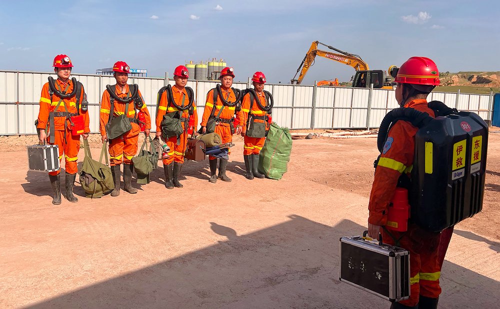 陜煤建設(shè)天工公司礦建六部：聯(lián)合演練筑防線，實戰(zhàn)檢驗提能力