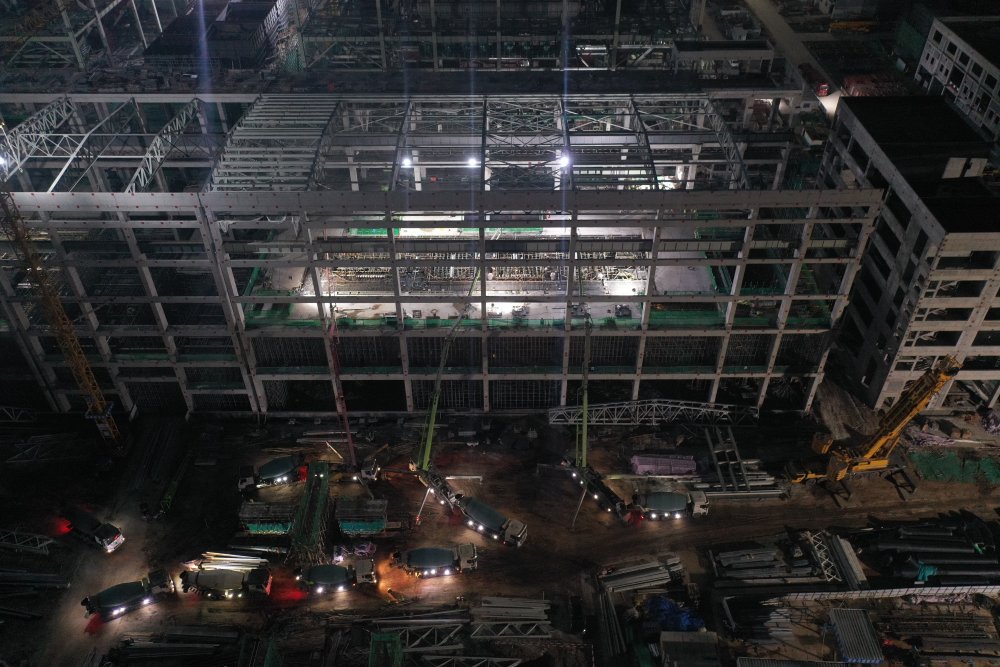 1800m3、21小時(shí) 見(jiàn)證陜煤建設(shè)黃陵電廠主廠房項(xiàng)目汽輪機(jī)建設(shè)新突破