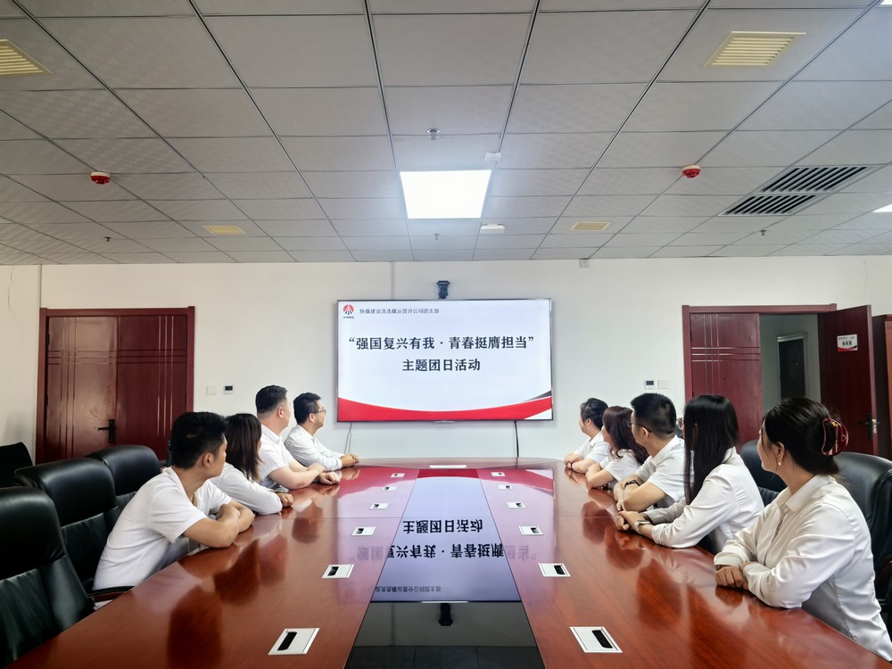 陜煤建設(shè)洗選煤運營公司團支部開展“強國復(fù)興有我?青春挺膺擔(dān)當(dāng)”主題團日活動