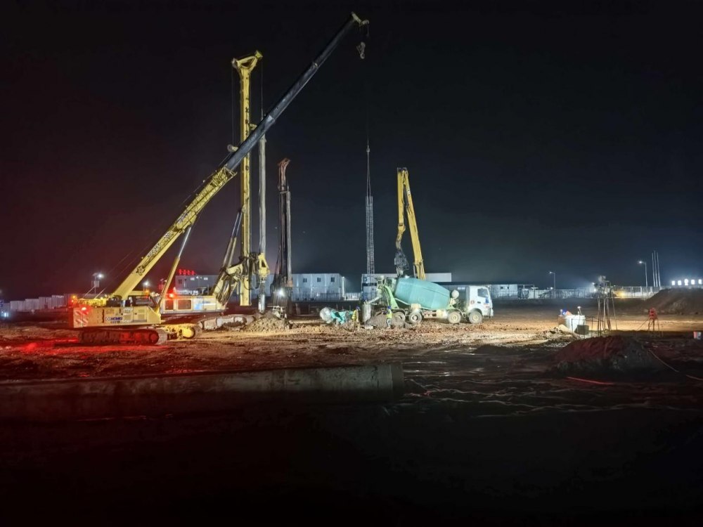 陜煤建設(shè)西北分公司汨羅樁基項(xiàng)目部：晝夜奮戰(zhàn)搶工期，全力以赴抓節(jié)點(diǎn)